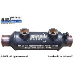 0440-001 Marine Power Engine Oil Cooler
