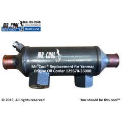 129670-33000 Yanmar Engine Oil Cooler 4JH3E 