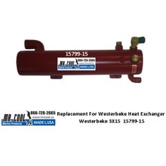15799-15 Westerbeke Heat Exchanger - Westerbeke 3X15