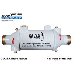 5120895 Detroit Diesel Marine Gear Oil Cooler