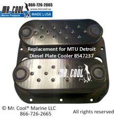 8547237 MTU Detroit Diesel Plate Cooler