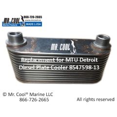 8547598-13 MTU Detroit Diesel Plate Cooler