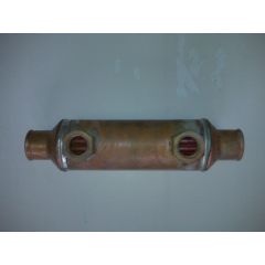 205 AA-05 -- 2x5 STANDARD OIL COOLER, COPPER,1" HOSE for the water connection