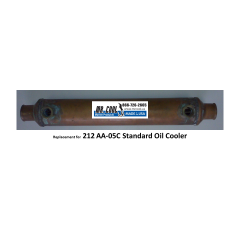MRC 212 AA-05C -- 2x12 STANDARD OIL COOLER, COPPER,3/8" HOSE for the water connection